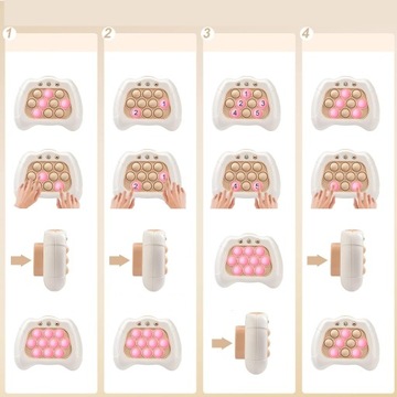 ЭЛЕКТРОННАЯ АРКАДНАЯ ИГРА POP IT PUZZLE ИГРУШКА НА ПАМЯТЬ ДЛЯ ДЕТЕЙ