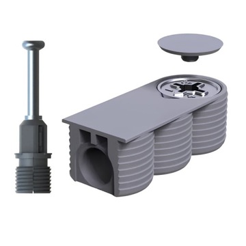 Złącze meblowe mimośrodowe LINCO do płyt od 18mm + trzpień 10x34 mm - 50kpl