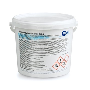 Aqua Chlor Multi 200g Bassau chemia basenowa 5kg