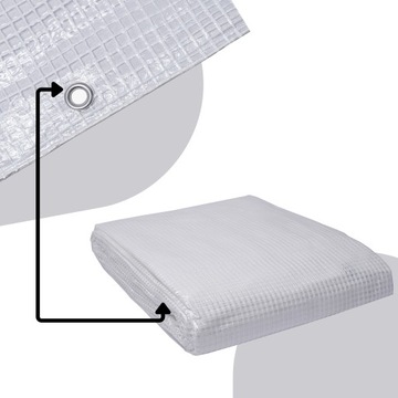 ПРОЗРАЧНЫЙ, АРМИРОВАННЫЙ, ПРОЧНЫЙ БРЕЗЕНТ 5х8м +УФ