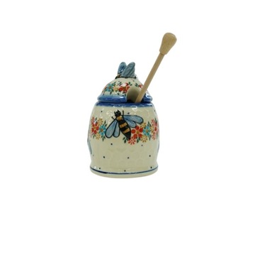 Ceramiczny pojemnik na miód Bolesławiec
