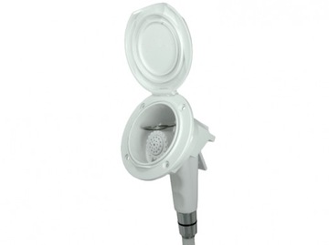 Душевая кабина круглая белая, 3 м.