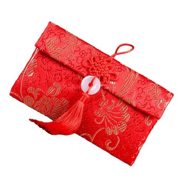 Chiński Nowy Rok Księżycowy Czerwona Koperta na Pieniądze Prezent Styl B Pozioma