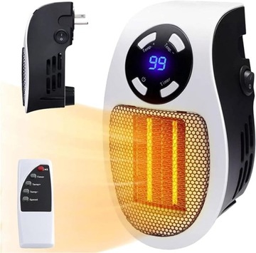 Upgrade Alpha Heater, 2023 Plug in Wall 500w Space heater, Portable Heaters