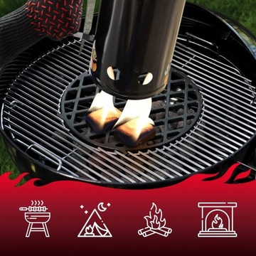 ГРИЛЬ ОСВЕЩЕНИЕ КАМИН ЗАПЕЧЬ 32 СЕРЫХ ЭКО КУБИКА