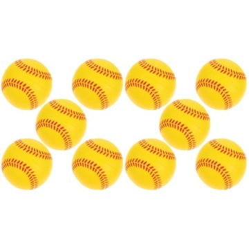 Miękkie piłki do ćwiczeń odbijania Pianka Baseball 10 szt LLWL