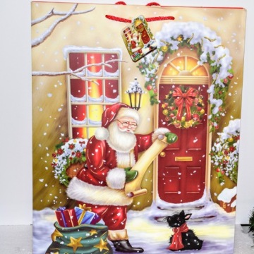 РОЖДЕСТВЕНСКАЯ СУМКА 45*37*30СМ - 3 ДИЗАЙНА