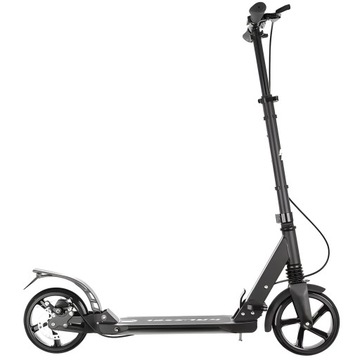 БОЛЬШОЙ СКЛАДНОЙ ГОРОДСКОЙ СКУТЕР С НОЖНЫМ ТОРМОЗОМ РЕЗИНОВЫЕ КОЛЕСА ABEC-9 100кг