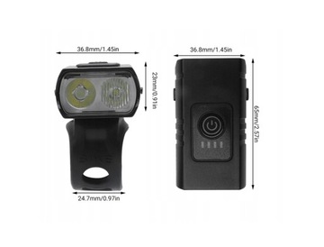 ВЕЛОСИПЕДНАЯ ЛАМПА ПЕРЕДНИЙ ЗАДНИЙ ФОНАР СУМЕРКИ СИГНАЛ