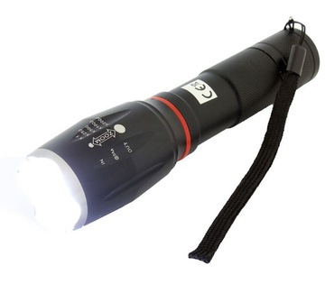 Тактический светодиодный фонарь Cree XP-E Q5 + COB 9W IPX4