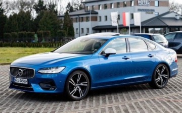 Volvo S90 II Sedan 2.0 D5 235KM 2017 Volvo S90 D5 AWD R-Design Poles Aktywny Tempomat Nvigacaj Podgrzewana Kier, zdjęcie 6
