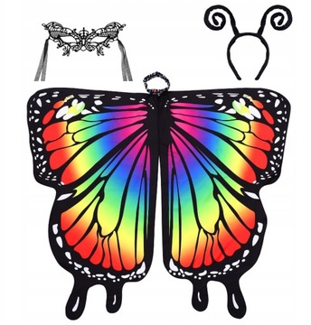 ДЕТСКИЙ ШАРФ-БАБОЧКА СЦЕНАЛЬНОЕ ПАЛЬТО С КРЫЛЬЯМИ БАБОЧКИ