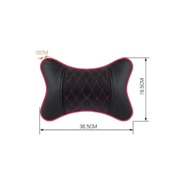 Автомобильная кожаная удобная подушка для шеи, подголовник