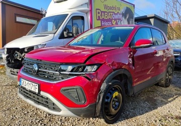 Volkswagen T-Cross SUV Facelifting 1.0 TSI 115KM 2025 Volkswagen T-Cross 2025r, SALON POLSKA. 1.0 TSI AUTOMAT. Uszkodzony bok. P, zdjęcie 2