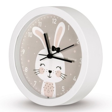 Hama budzik zegar stołowy dziecięcy Lovely Bunny