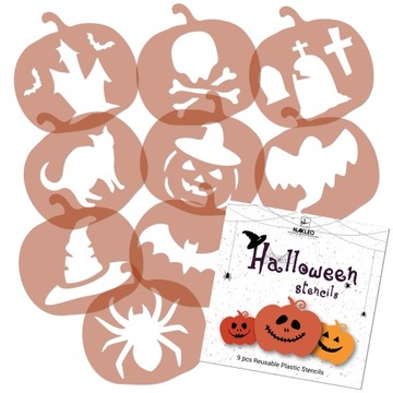 Szablony do dekoracji ciasteczek Halloween#2 - 6cm