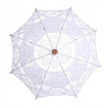 MINI KORONKOWY PARASOL PARASOL ŚLUBNY