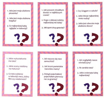 Gra Dzieci kontra Rodzice - Czego o sobie ...