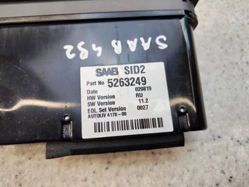 DISPLEJ AUTORÁDIO SAAB 9-5 95 I - 5263249