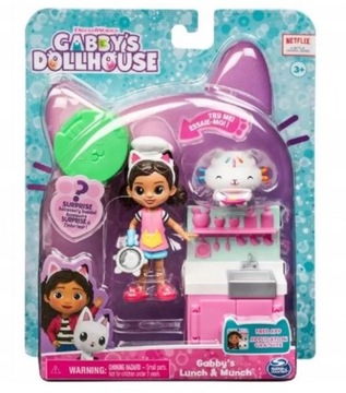 LALKA GABBYS DOLLHOUSE KOTEK KUCHNIA