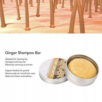 ИМБИРНЫЙ ШАМПУНЬ ДЛЯ РОСТА ВОЛОС 3 ​​ШТ.