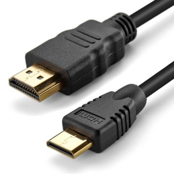 Kabel HDMI - MINI HDMI 4K UHD 1.4 FULL HD 3D 1,5M
