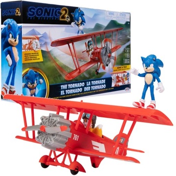 SONIC 2 ZESTAW TORNADO SAMOLOT + SONIC + TAILS