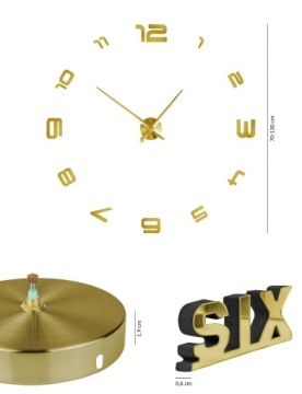 СОВРЕМЕННЫЕ 3D НАСТЕННЫЕ ЧАСЫ, ПРИКЛАДНЫЕ САМОДЕЛЬНЫЕ, 70-130 СМ