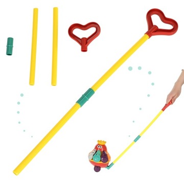 Толкатель на палке со звуком осьминога