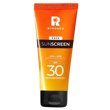 Byrokko Face Sunscreen SPF30 Krem Chroniący Do Twa