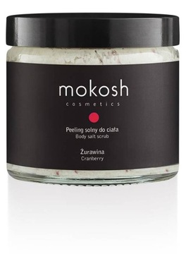 Mokosh PEELING SOLNY DO CIAŁA Oczyszcza Wygładza Skórę Żurawina 300 ml