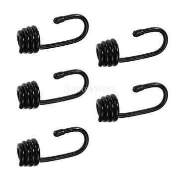 Крючки из спиральной проволоки диаметром 8 мм с металлическим покрытием