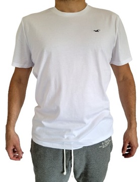 t-shirt Hollister Abercrombie koszulka M biały
