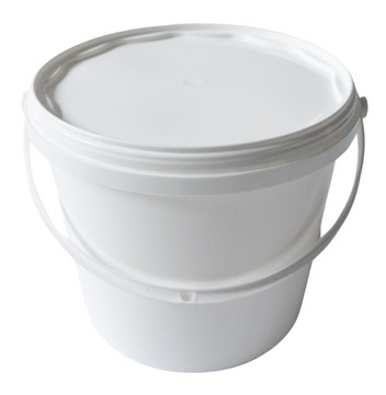 Wiadro plastikowe z pokrywką wiaderko 5 L atest