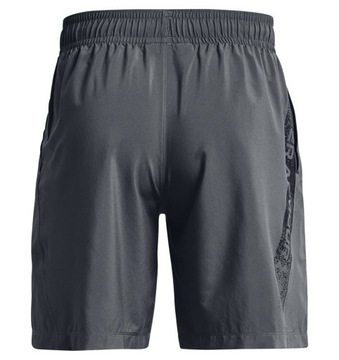 Under Armour Szorty sportowe UA Woven Graphic Shorts 1370388 Szary Regular