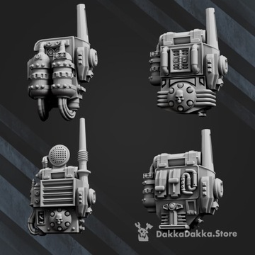 Imperial Guard Backpack bits x4 DakkaDakkaStore