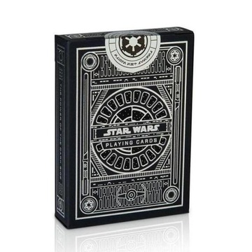 Theory11 SILVER STAR WARS The Dark Side (czarne) - karty klasyczne
