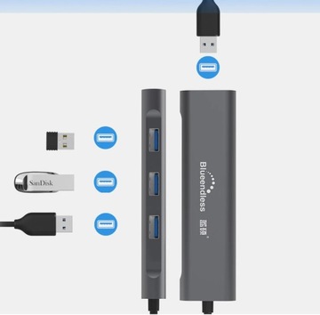 АДАПТЕР-ХАБ 4x USB 3.0 (A007)