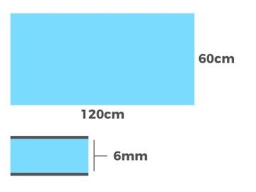 WIM СТРОИТЕЛЬНАЯ ДОСКА для мозаики | 6 мм | 60х120см