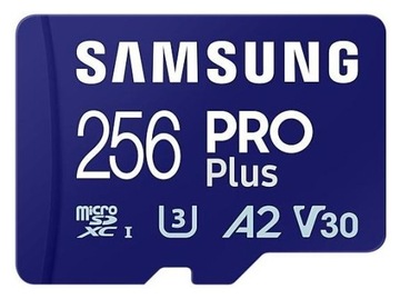 Samsung Pro PLUS microSDXC 256 ГБ UHS-I U3 130 МБ/с