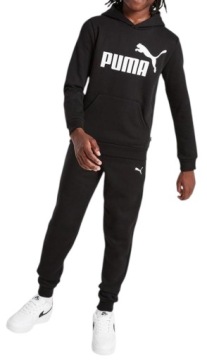 PUMA KOMPLET DRESOWY DZIECIĘCY DRES SPORTOWY CHŁOPIĘCY SPODNIE BLUZA r. 110