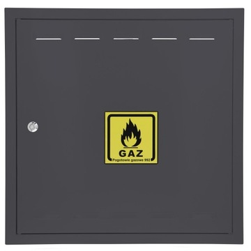 DRZWI GAZOWE DRZWI REWIZYJNE 40x100 ANTRACYT MAT
