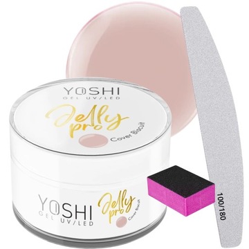 YOSHI ŻEL BUDUJĄCY JELLY PRO COVER BISCUIT 50M+GRATIS PILNIK I MINI POLERKA