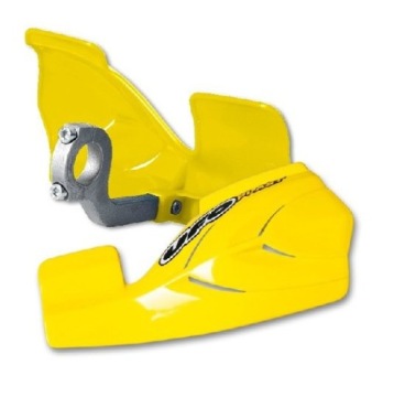UFO HANDGUARDS (HANDBARS) GLENNY (GLENHELEN) YELLOW (WITH FITTINGS)