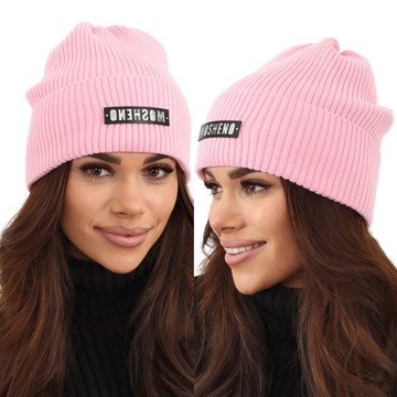 CZAPKA DAMSKA ZIMOWA NA ZIMĘ CIEPŁA WYGODNA GRUBA KOBIECA SPORTOWA KOLORY