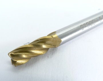 КОБАЛЬТОВАЯ ФРЕЗА fi 6 мм Z4 HSSCo5 TiN DIN844 - ДЕТАЛЬ