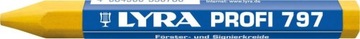 Kreda do drewna Lyra Profi 797 żółta