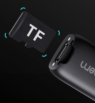 Беспроводной микрофон Hohem Lavalier Mic-01 (1 TX + 1 RX) Black Lightning