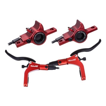 Гидравлические дисковые тормоза Mountain Red MTB с диском