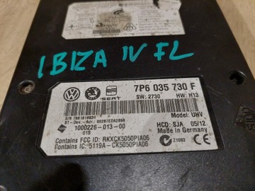 MODUL BLUETOOTH 7P6035730F SEAT IBIZA IV FACELIFT 2012 ROK